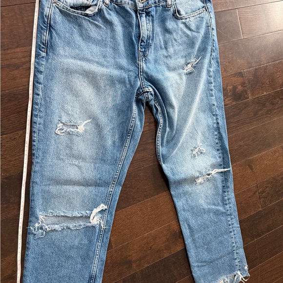 Mango Blue ripped Jean us10 - Picture 11 of 12